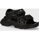 Dámské Pantofle na platformě adidas Adidas by Stella McCartney v černé barvě ve velikosti 40,5 na suchý zip na léto 