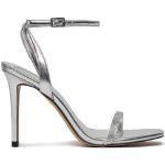 Dámské Sandály Aldo ve stříbrné barvě v elegantním stylu ve velikosti 37 na léto 