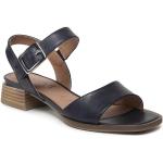 Kožené sandály Caprice v modré barvě na léto 