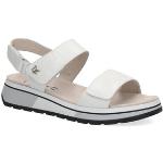 Dámské Kožené sandály Caprice v bílé barvě z kůže ve velikosti 41 na léto 