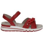Dámské Vycházkové sandály Caprice v červené barvě ve velikosti 37 ve slevě na léto 
