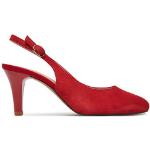 Dámské Sandály Caprice v červené barvě v elegantním stylu ve velikosti 36 na léto 