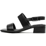 Dámské Kožené sandály Clarks v černé barvě z kůže ve velikosti 37 ve slevě na léto 