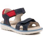 Chlapecké Kožené sandály Clarks v modré barvě z kůže ve velikosti 34 ve slevě na léto 