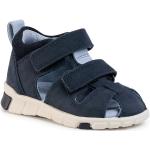 Chlapecké Kožené sandály Ecco Mini Stride v modré barvě z kůže ve velikosti 20 na léto udržitelná móda 