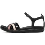 Dámské Kožené sandály Ecco Simpil v černé barvě z kůže ve velikosti 36 ve slevě na léto udržitelná móda 