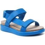 Chlapecké Kožené sandály Ecco Flowt v modré barvě z kůže ve velikosti 27 ve slevě na léto udržitelná móda 