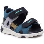 Chlapecké Kožené sandály Ecco Mini Stride v modré barvě z kůže ve velikosti 20 ve slevě na léto udržitelná móda 