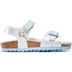 Dívčí Kožené sandály Geox v bílé barvě z koženky ve velikosti 24 s motivem Ledové království veganské ve slevě na léto 