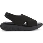 Sandály Geox Spherica Ec5 dámské, černá barva, na platformě