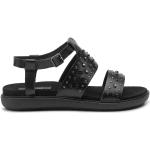 Dámské Kožené sandály Gino Rossi v černé barvě z kůže ve velikosti 36 ve slevě na léto 