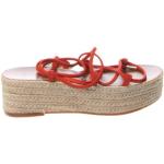 Dámské Sandály na podpatku H&M v červené barvě ve velikosti 38 ve slevě na léto 