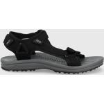 Pánské Páskové sandály Jack Wolfskin v černé barvě ve velikosti 44,5 vodotěsné na léto 