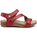 Dámské Vycházkové sandály Josef Seibel v červené barvě ve velikosti 38 na léto 