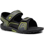 Chlapecké Kožené sandály Kappa v černé barvě z koženky ve velikosti 36 veganské ve slevě na léto 