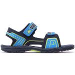 Chlapecké Kožené sandály Kappa v modré barvě z koženky ve velikosti 40 veganské ve slevě na léto 