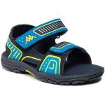 Chlapecké Kožené sandály Kappa v modré barvě z koženky ve velikosti 25 veganské ve slevě na léto 
