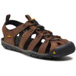 Pánské Kožené sandály Keen v hnědé barvě z kůže na léto 