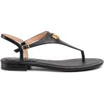 Dámské Designer Kožené sandály Ralph Lauren Ralph v černé barvě z kůže ve velikosti 36 na léto 