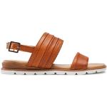 Dámské Vycházkové sandály Marco Tozzi v hnědé barvě ve velikosti 37 ve slevě na léto 