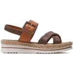 Dámské Vycházkové sandály Marco Tozzi v hnědé barvě ve velikosti 36 na léto 