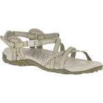 Dámské Kožené sandály Merrell Terran v šedobéžové barvě z kůže ve velikosti 37 prodyšné na léto 
