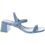 Dámské Sandály na podpatku Minelli v modré barvě ve velikosti 40 na léto 