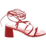Dámské Sandály na podpatku Public Desire v červené barvě ve velikosti 41,5 ve slevě na léto 