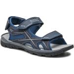 Pánské Kožené sandály Regatta v modré barvě z koženky ve velikosti 45 veganské ve slevě na léto 