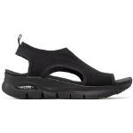 Dámské Vycházkové sandály Skechers v černé barvě ve velikosti 41 na léto 