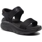 Dámské Vycházkové sandály Skechers v černé barvě ve velikosti 40 na léto 
