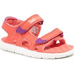 Dívčí Kožené sandály Timberland Perkins Row v růžové barvě z koženky ve velikosti 34 veganské na léto 