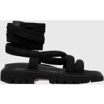Dámské Sandály na platformě Tommy Hilfiger v černé barvě z gumy ve velikosti 39 na léto 