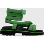 Dámské Sandály na platformě Tommy Hilfiger v zelené barvě z gumy ve velikosti 41 ve slevě na léto 