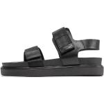 Pánské Kožené sandály Vagabond v černé barvě z kůže ve velikosti 42 na léto 
