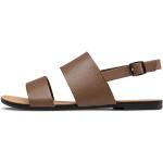 Dámské Kožené sandály Vagabond v hnědé barvě z kůže ve velikosti 36 ve slevě na léto 
