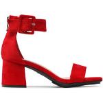 Dámské Vycházkové sandály Xti v červené barvě ve velikosti 37 ve slevě na léto 