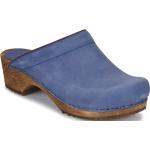 Dámské Pantofle Sanita v modré barvě ve velikosti 41 s výškou podpatku 5 cm - 7 cm ve slevě 