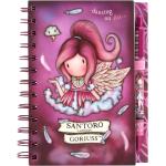 Zápisníky Santoro London Gorjuss v růžové barvě 