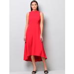 Dámské Letní šaty Alba Moda v červené barvě v etno stylu ze syntetiky ve velikosti XXL 