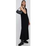 Dámské Designer Šaty Calvin Klein v černé barvě z polyesteru ve velikosti 10 XL maxi 