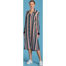 Šaty Gant D1. Multistripe A-Line Shirt Dress
