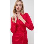 Dámské Mini šaty Guess v červené barvě z polyesteru ve velikosti L strečové 