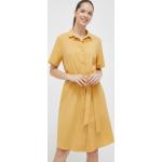 Dámské Mini šaty Jack Wolfskin v žluté barvě z polyesteru ve velikosti L strečové 