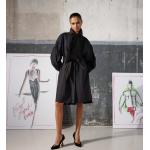 Dámské BIO Šaty s potiskem Karl Lagerfeld v černé barvě v elegantním stylu ve velikosti Oversize 