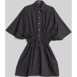 Dámské BIO Košilové šaty Karl Lagerfeld v černé barvě v moderním stylu ve velikosti S 