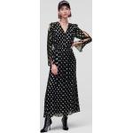 Šaty Karl Lagerfeld Metallic Monogram Dress