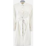 Dámské BIO Košilové šaty La Martina v bílé barvě z popelínu s dlouhým rukávem 