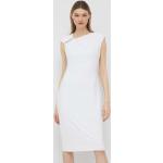 Dámské Designer Mini šaty Ralph Lauren Ralph v bílé barvě z polyesteru ve velikosti 9 XL strečové ve slevě 