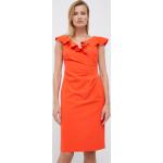 Dámské Designer Mini šaty Ralph Lauren Ralph v oranžové barvě ve velikosti 10 XL ve slevě 